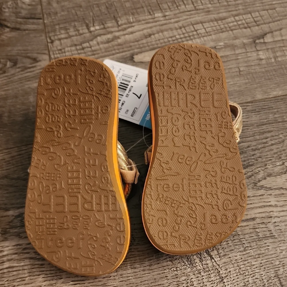 Reef‎ Little Ahi Wild Kids' Sandals Size 7